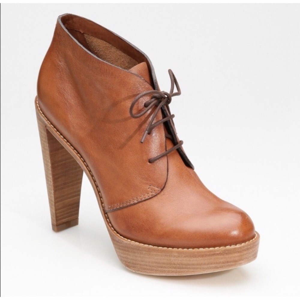 COLE HAAN Stephanie Air Chukka Bootie Cognac Brown | 7B